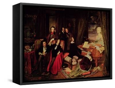 Liszt at the Piano, 1840' Giclee Print - Josef Danhauser | Art.com