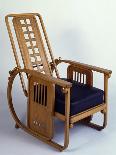 Art Nouveau Style Reclining Chair, Ca 1903, Curved Beech Plywood-Josef Hoffmann-Giclee Print