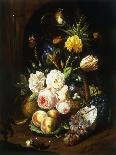 Still Life with Assorted Flowers-Josef Holstayn-Framed Premier Image Canvas