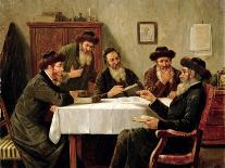 Jewish Scholars Debating-Josef Johann Suss-Giclee Print