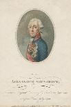 Portrait of Field Marshal Generalissimo Prince Alexander Suvorov, 1799-Josef Kreuzinger-Giclee Print