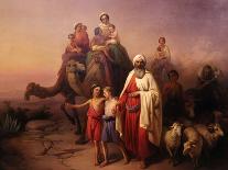 The Departure of Abraham, 1850-Josef Molnar-Framed Giclee Print