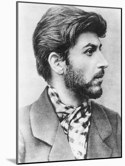 Josef Stalin as a Young Revolutionary-null-Mounted Photo