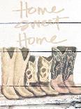 Home Sweet Home Boots in Shape-Josefina-Art Print