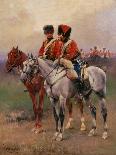 Parade in the Field before His Majesty King Alfonso XIII, 1905-Josep Cusachs y Cusachs-Framed Giclee Print