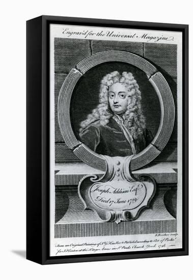 Joseph Addison, Esquire (1672-1719) Illustration for the Universal Magazine, 1748-Godfrey Kneller-Framed Premier Image Canvas