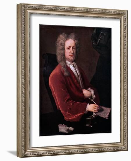 Joseph Addison - portrait-Michael Dahl-Framed Giclee Print