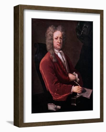 Joseph Addison - portrait-Michael Dahl-Framed Giclee Print