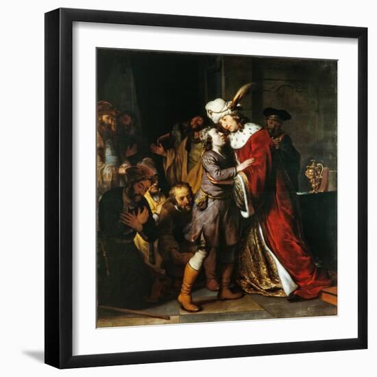 Joseph and His Brothers, 1657-Gerbrandt Van Den Eeckhout-Framed Giclee Print