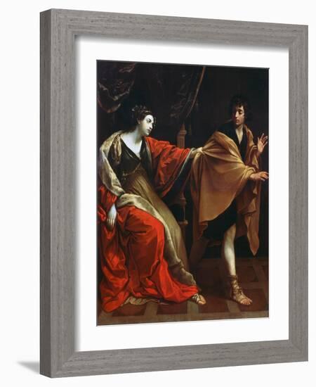 Joseph and Potiphar's Wife, C1626-Guido Reni-Framed Giclee Print