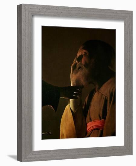 Joseph and the Angel, 1652-Georges de La Tour-Framed Giclee Print