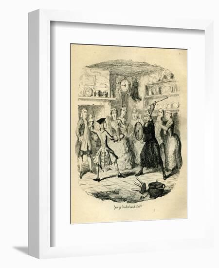 Joseph Andrews-George Cruikshank-Framed Giclee Print
