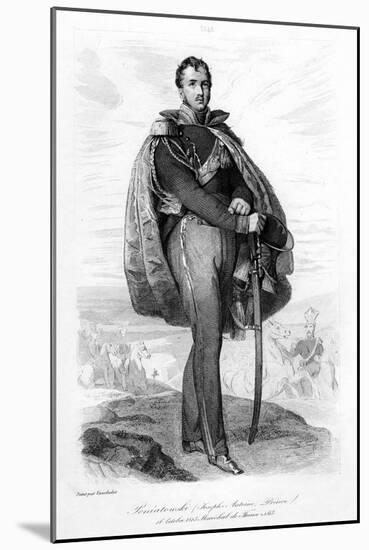 Joseph Antoni Poniatowski, Polish Prince and Marshal of France, 1839-Contenau-Mounted Giclee Print