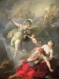 Battle Between Minerva and Mars, 1771-Joseph Benoit Suvee-Framed Giclee Print