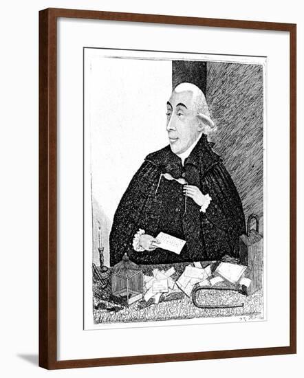 Joseph Black, Scottish Chemist, 1787-John Kay-Framed Giclee Print