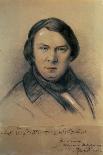 Portrait of Clara Schumann (1819-96) 1853-Joseph Bonaventure Laurens-Mounted Giclee Print