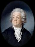 Portrait en buste de profil de Maximilien de Robespierre représenté en costume de député du-Joseph Boze-Giclee Print