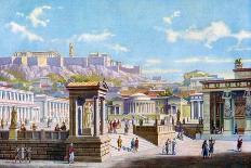 The Agora Below the Acropolis, Athens, Greece, 1933-1934-Joseph Buhlmann-Giclee Print
