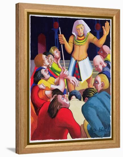 Joseph Cares for His Brothers, 2003-Dinah Roe Kendall-Framed Premier Image Canvas