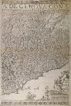 Map of Liguria, 1st Part-Joseph Chaffrion-Framed Giclee Print