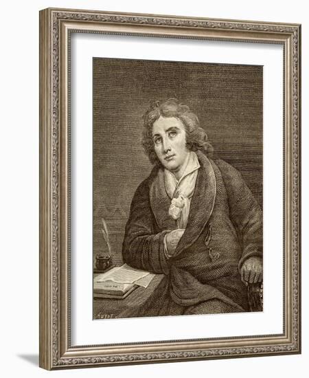 Joseph Chénier - portrait-Horace Vernet-Framed Giclee Print