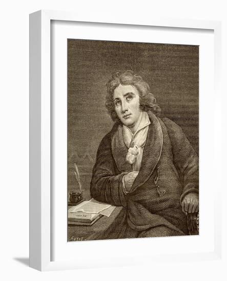 Joseph Chénier - portrait-Horace Vernet-Framed Giclee Print