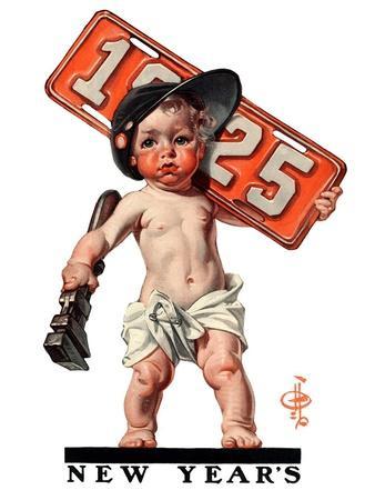 Joseph Christian Leyendecker Babies Wall Art: Prints