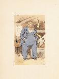 Caleb Plummer - the Cricket on the Hearth, C.1920s-Joseph Clayton Clarke-Giclee Print