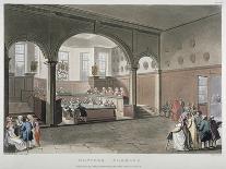 Interior View of the Sessions House, Old Bailey, with a Court in Session, City of London, 1809-Joseph Constantine Stadler-Framed Giclee Print