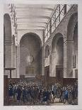 Interior View of the Sessions House, Old Bailey, with a Court in Session, City of London, 1809-Joseph Constantine Stadler-Giclee Print