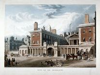 Stock Exchange, Bartholomew Lane, London, 1809-Joseph Constantine Stadler-Giclee Print