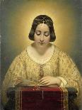Gravin De Pages, Nee De Cornellan, Als De Heilige Catharina, Joseph Desirecourt.-Joseph Desire Court-Art Print