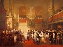 Louis Philippe , Duke of Orleans, Signing the Proclamation of the Lieutenant Generalship of the Rea-Joseph Desire Court-Giclee Print