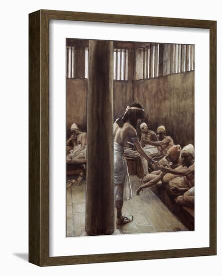 Joseph Distributes Bread in Prison-James Jacques Joseph Tissot-Framed Giclee Print