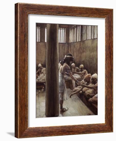 Joseph Distributes Bread in Prison-James Jacques Joseph Tissot-Framed Giclee Print