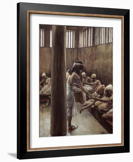 Joseph Distributes Bread in Prison-James Jacques Joseph Tissot-Framed Giclee Print