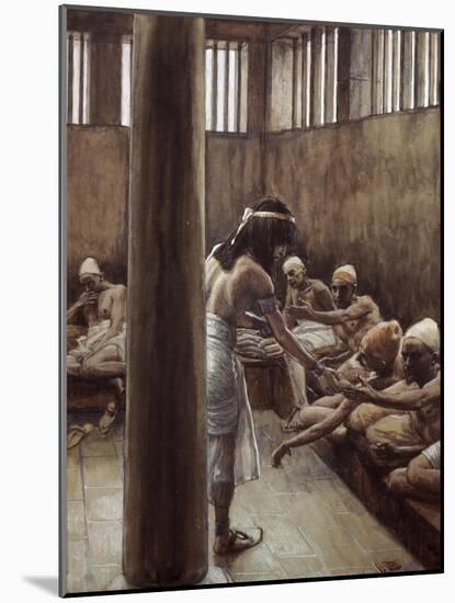 Joseph Distributes Bread in Prison-James Jacques Joseph Tissot-Mounted Giclee Print