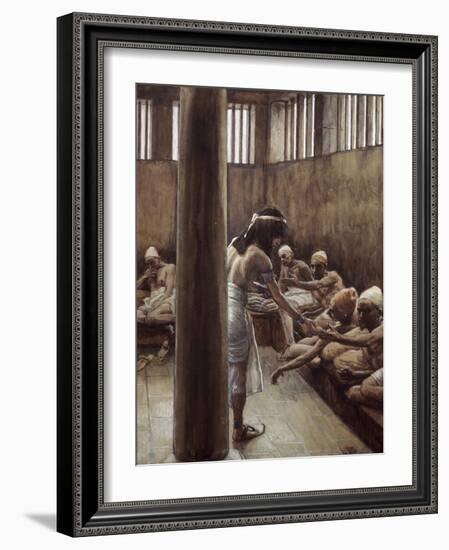 Joseph Distributes Bread in Prison-James Jacques Joseph Tissot-Framed Giclee Print