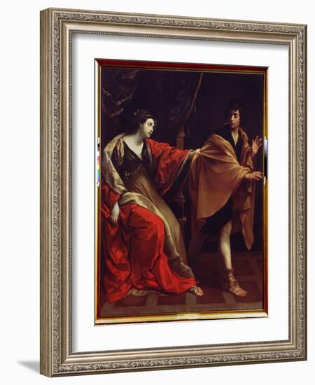 Joseph Et L'epouse De Putiphar  (Joseph and Potiphar's Wife) Joseph Fuyant L'epouse De Putiphar (P-Guido Reni-Framed Giclee Print