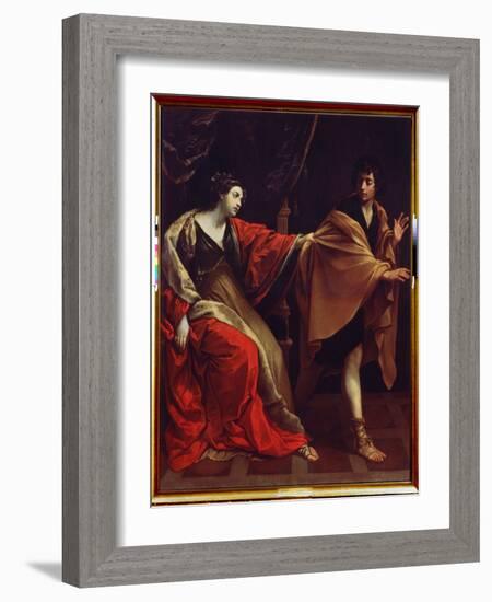 Joseph Et L'epouse De Putiphar  (Joseph and Potiphar's Wife) Joseph Fuyant L'epouse De Putiphar (P-Guido Reni-Framed Giclee Print