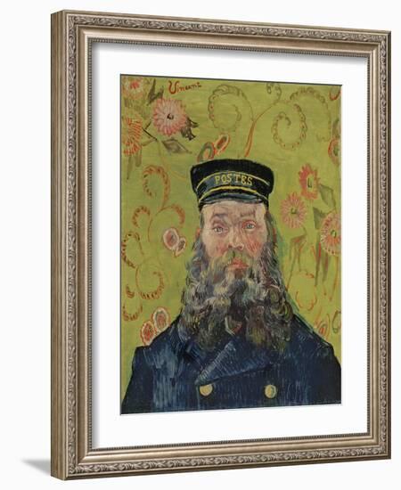 Joseph-Etienne Roulin, 1889 (Oil on Canvas)-Vincent van Gogh-Framed Giclee Print