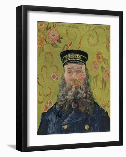 Joseph-Etienne Roulin, 1889 (Oil on Canvas)-Vincent van Gogh-Framed Giclee Print