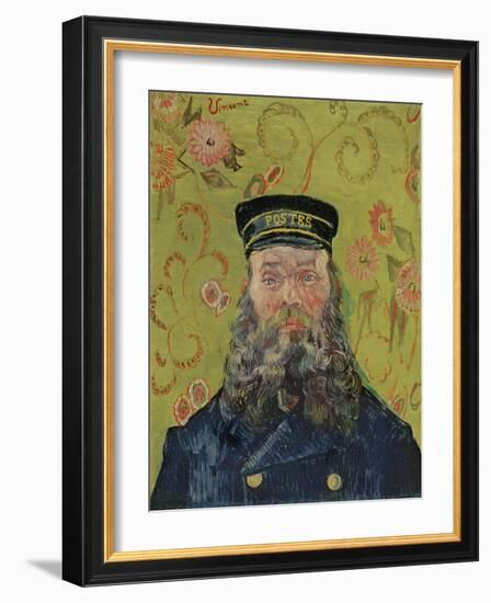 Joseph-Etienne Roulin, 1889 (Oil on Canvas)-Vincent van Gogh-Framed Giclee Print