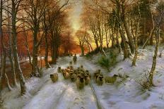 Glowed with Tints of Evening Hours-Joseph Farquharson-Giclee Print