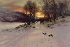 The Shortening Winter's Day is near a close (Oil on Canvas)-Joseph Farquharson-Giclee Print