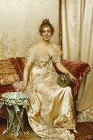 An Elegant Lady in an Interior-Joseph Frederic Soulacroix-Giclee Print