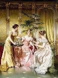Three for Tea-Joseph Frederic Soulacroix-Giclee Print