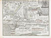 Map of the Battle of Poltava on 27 June 1709-Joseph Friedrich Leopold-Framed Giclee Print