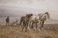 The Ploughman Wilmington Polegate, Near Eastbourne-Joseph Harold Swanwick-Giclee Print