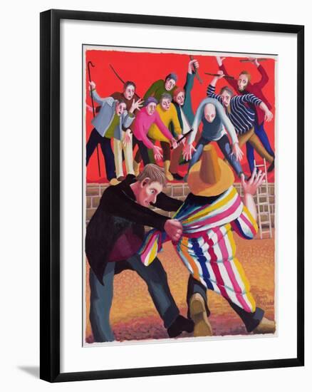 Joseph Hated by His Brothers, 2003-Dinah Roe Kendall-Framed Giclee Print